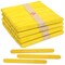 CraftySticks Colored Wood Craft Sticks 4.5 Inch, Red Orange Yellow Green Blue Purple White Black Pink Brown Popsicle Sticks